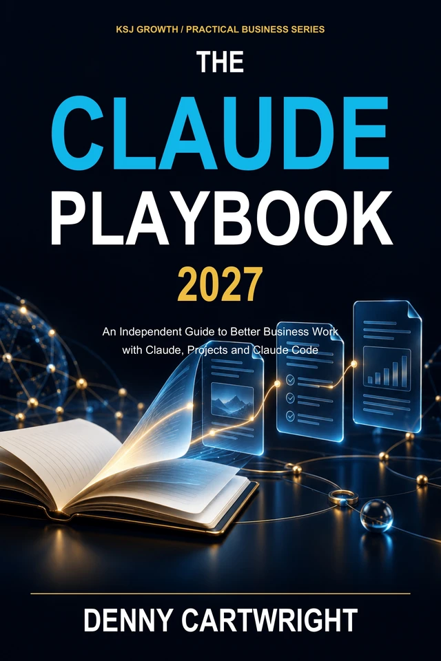Original cover of The Claude Playbook 2027 by Denny Cartwright.